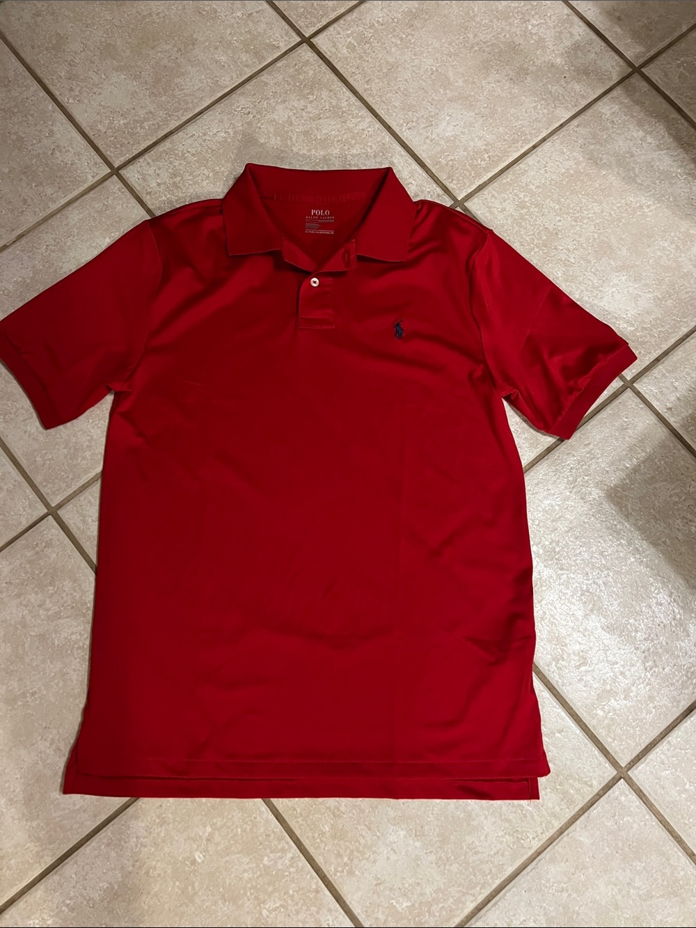 Polo by Ralph Lauren Red Polo with Navy Pony